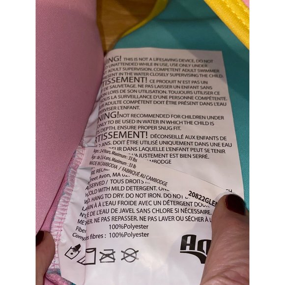 Swim School Swim Swim School Trainer Life Vest Level 2 Age 24 Years
